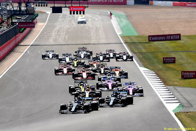 Старт Гран При 70-летия, Сильверстоун, 2020 год