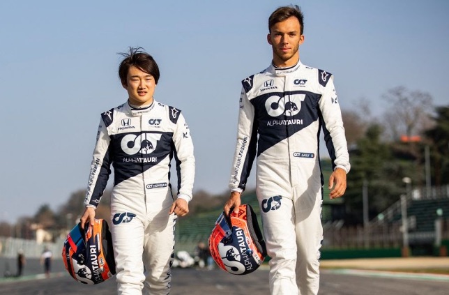 Юки Цунода и Пьер Гасли, фото пресс-службы команды