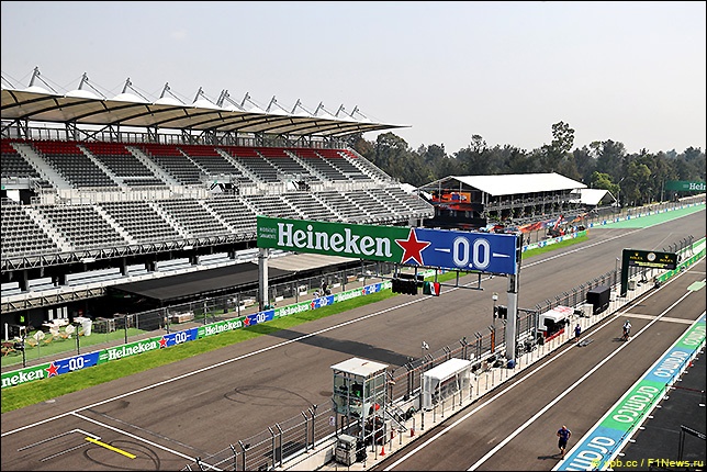 Стартовое поле Гран При Мехико 2022