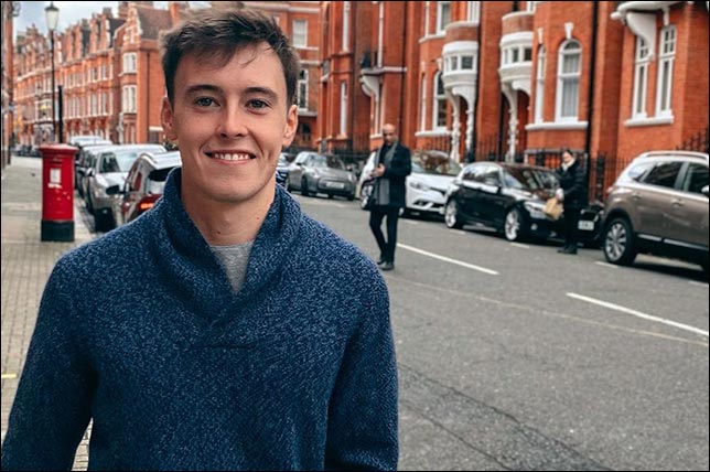 Маркус Армстронг. Фото из социальных сетей гонщика