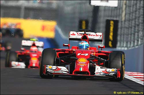 Фернандо Алонсо и Кими Райкконен