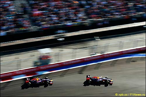 Себастьян Феттель и Даниэль Риккардо