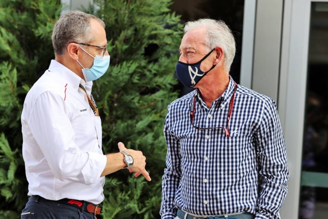 Грэг Маффей, исполнителный директор Liberty Media, и Стефано Доменикали, президент Формулы 1, фото XPB