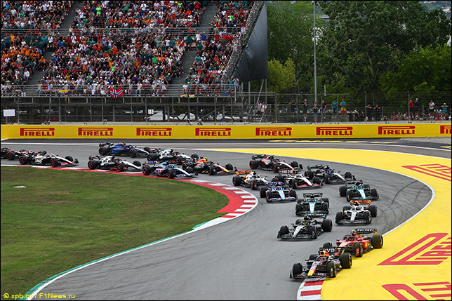 Старт Гран При Испании