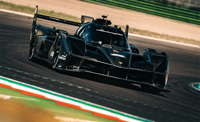 Гиперкар Lamborghini на тестах в Имоле, фото пресс-службы Lamborghini Squadra Corse