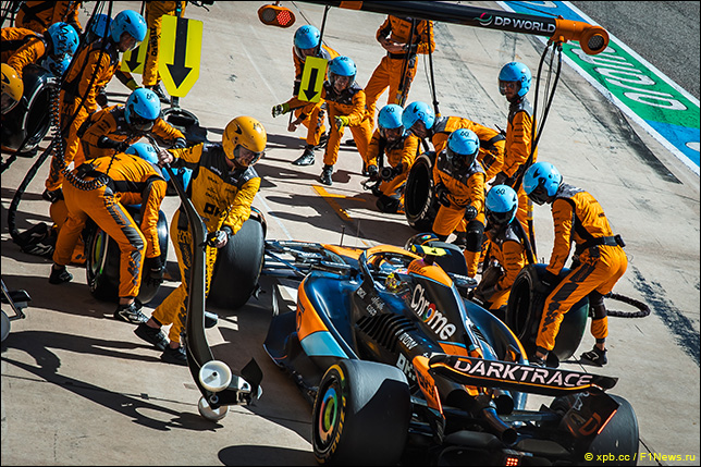 Пит-стоп Ландо Норриса