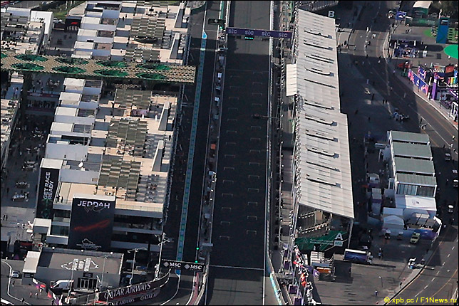 Стартовое поле Гран При Саудовской Аравии 2024