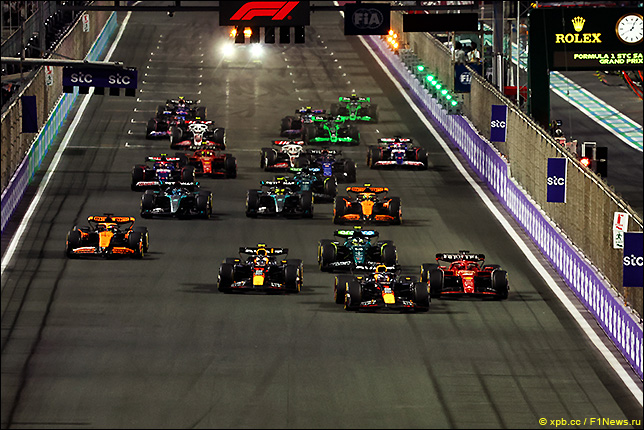 Старт Гран При Саудовской Аравии 2024