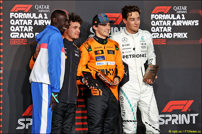 Хабане «Хаби» Лейм и тройка лучших по итогам спринта