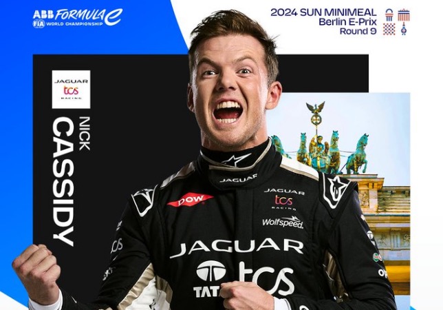 Ник Кэссиди, победитель субботней гонки в Берлине, фото Формулы E