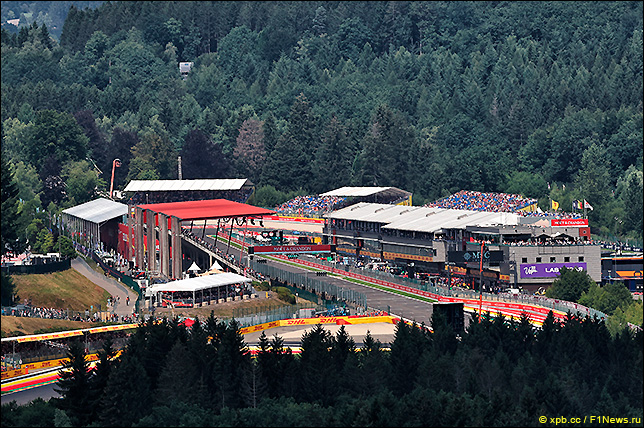 Стартовое поле спринта Гран При Бельгии 2025