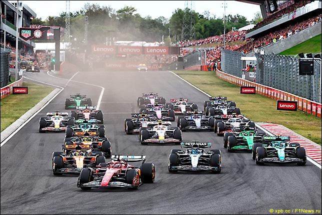 Старт Гран При Венгрии 2025