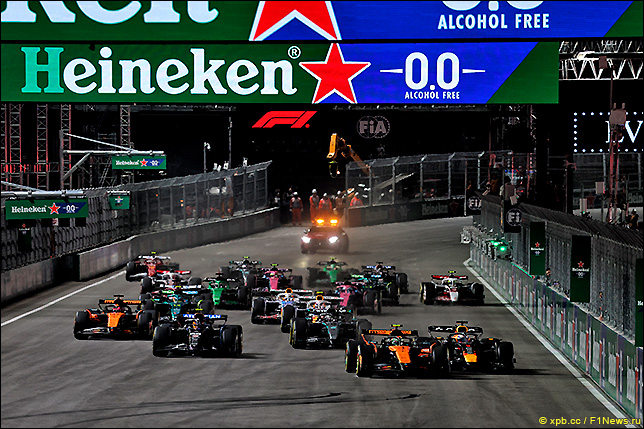 Старт Гран При Лас-Вегаса 2025