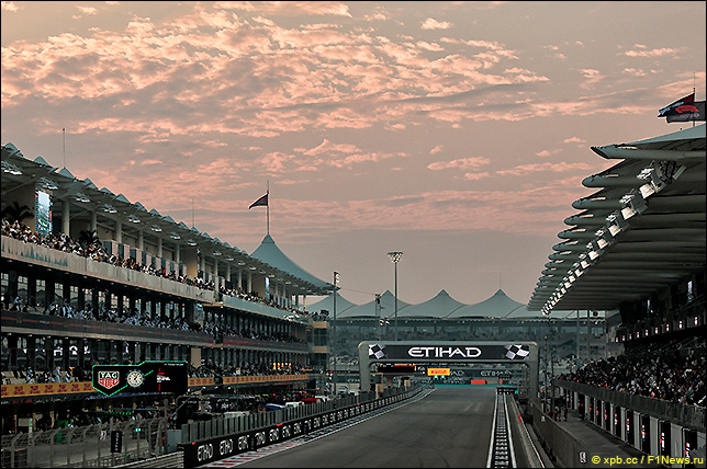 Стартовое поле Гран При Абу-Даби 2025
