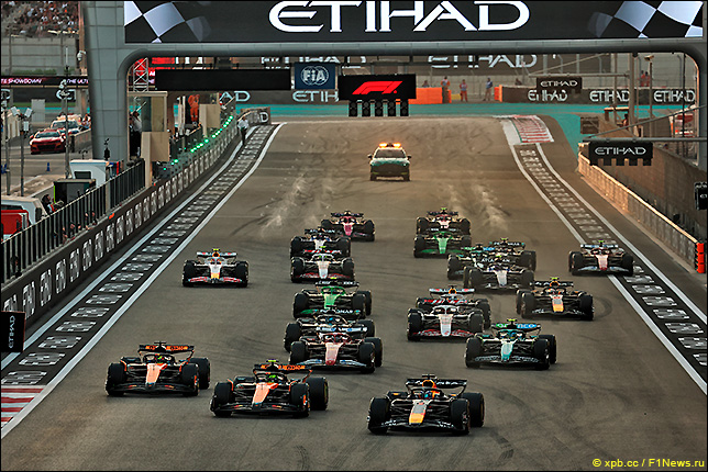 Старт Гран При Абу-Даби 2025