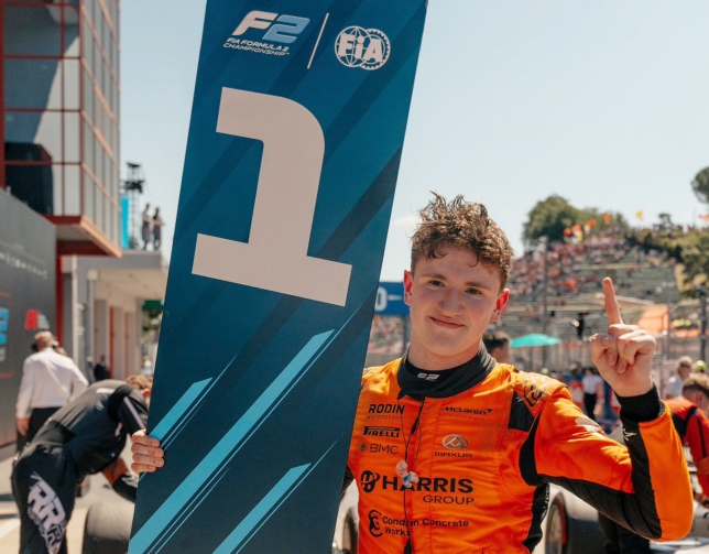 Алекс Данн, победитель воскресной гонки в Имоле, фото пресс-службы McLaren