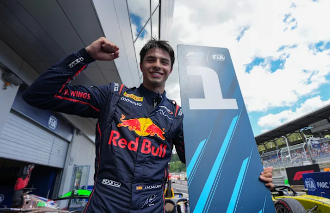 Пепе Марти – победитель спринта в Австрии, фото пресс-службы Формулы 2