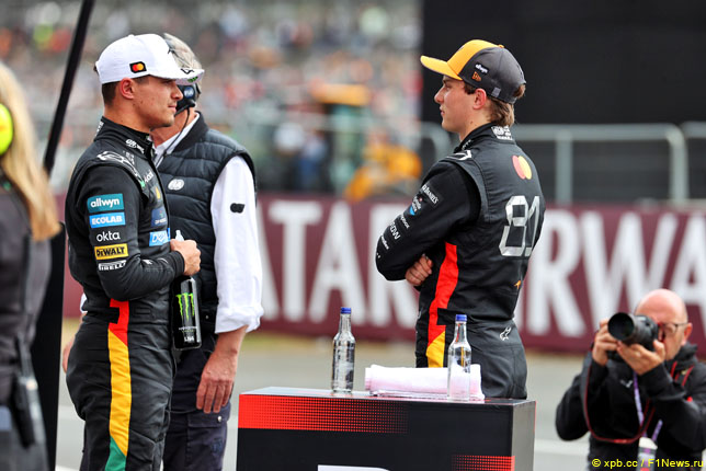 Ландо Норрис и Оскар Пиастри