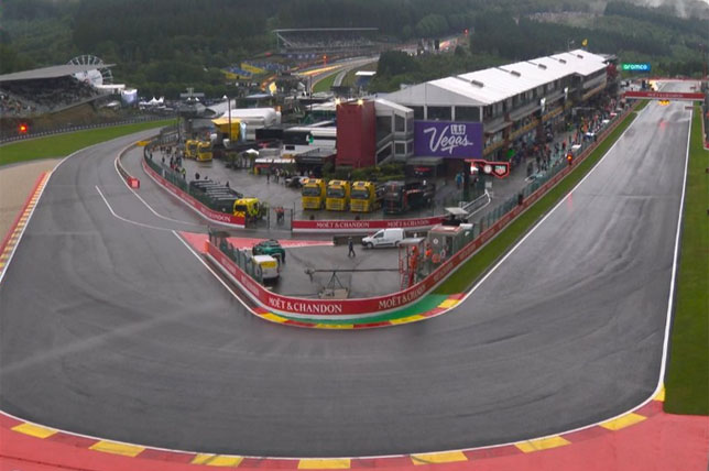 Погода в Спа. Фото из социальных сетей Формулы 3