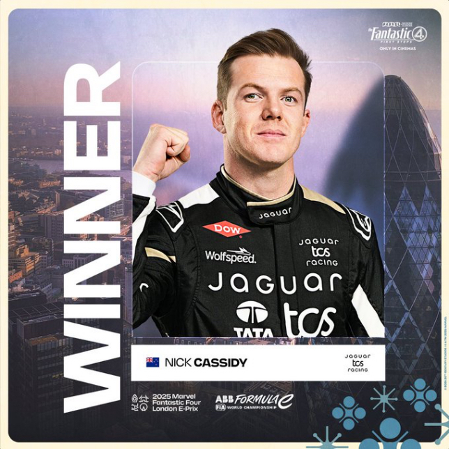 Ник Кэссиди, вице-чемпион мира, фото Формулы E