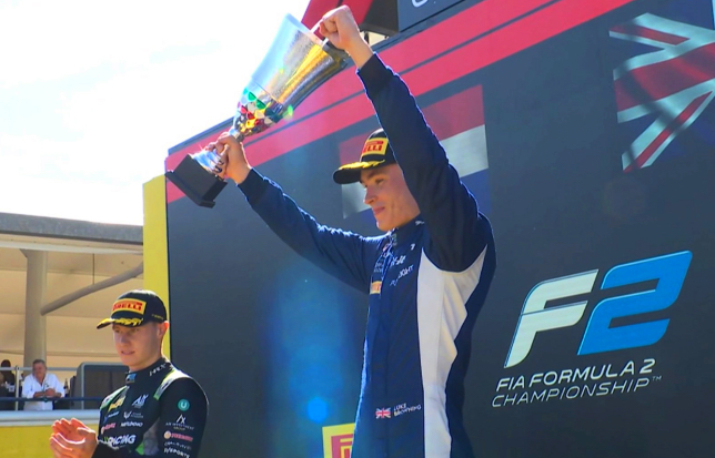 Люк Браунинг, победитель воскресной гонки Ф2 в Монце, фото Формулы 2