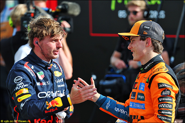 Макс Ферстаппен и Оскар Пиастри