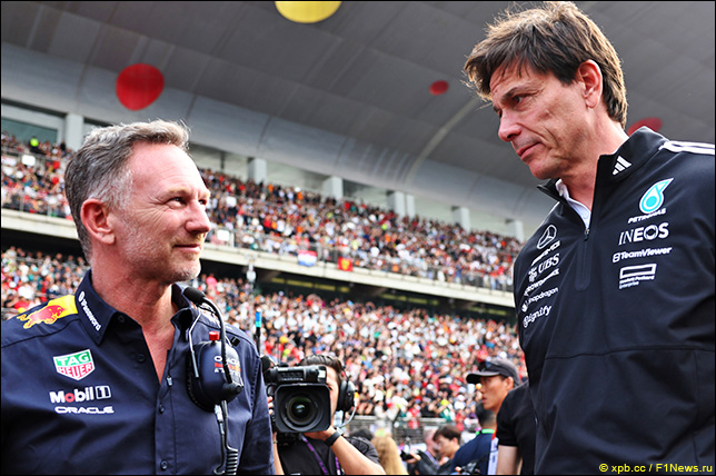 Кристиан Хорнер и Тото Вольфф