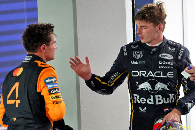 Ландо Норрис и Макс Ферстаппен