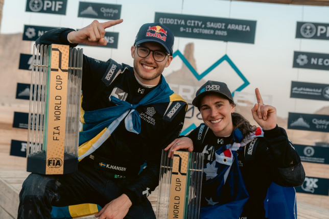 Кевин Хансен и Молли Тэйлор, победители первого этапа Extreme H, фото пресс-службы серии