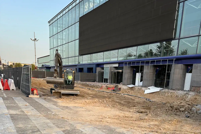 Сооружение паддока на автодроме MadRing, фото пресс-службы автодрома