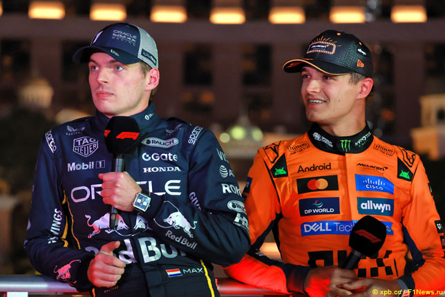 Макс Ферстаппен и Ландо Норрис