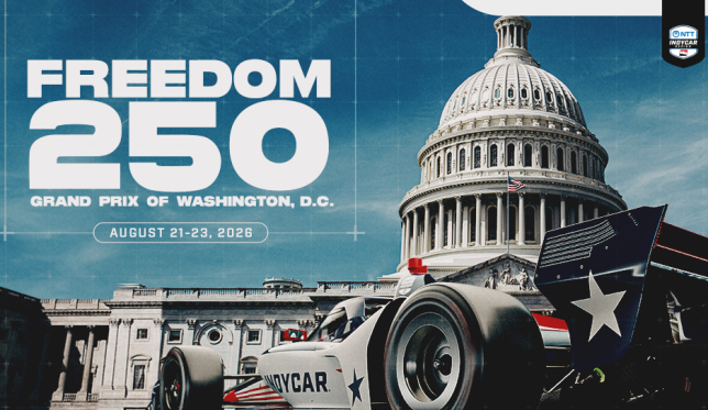 Постер IndyCar, посвящённый новой гонке в Вашингтоне