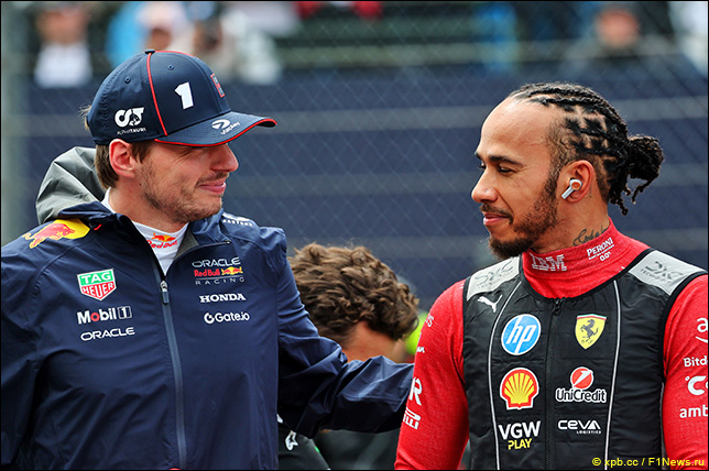 Макс Ферстаппен и Льюис Хэмилтон