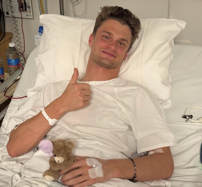 Ральф Арон после аварии, фото из социальных сетей