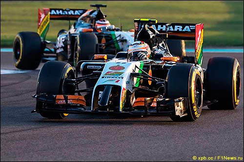 Серхио Перес и Нико Хюлкенберг