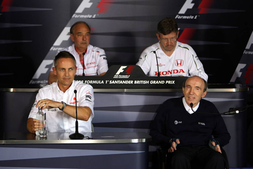Мартин Уитмарш (McLaren Mercedes), Джон Хауэтт (Toyota), Росс Браун (Honda), Сэр Фрэнк Уильямс (Williams)