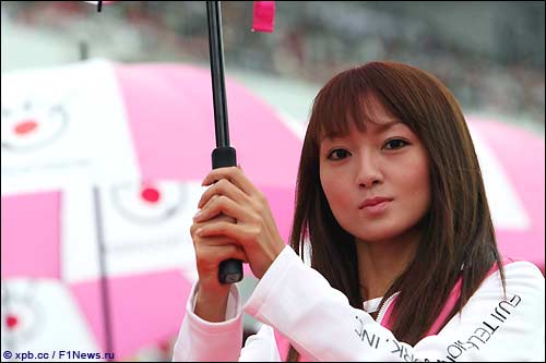 Grid Girl в Фудзи