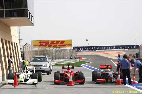 Машины после квалификации...