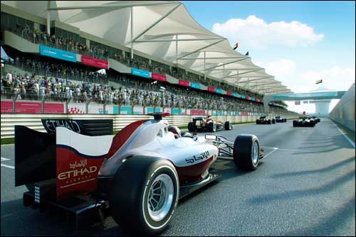 Абу-Даби. Виртуальное стартовое поле