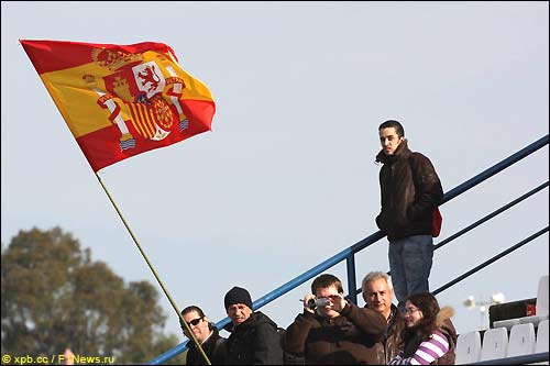 Болельщики в Хересе. Погода налаживается
