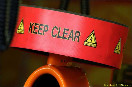 Машина с установленной KERS