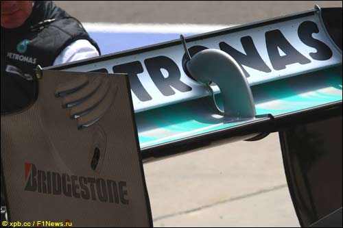 Заднее антикрыло