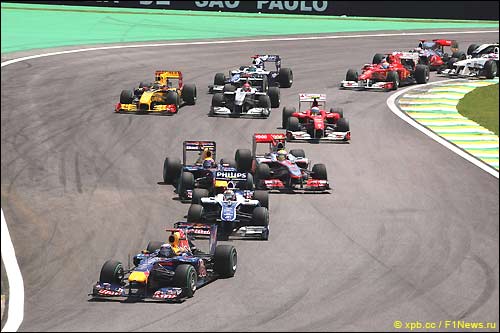 Старт Гран При Бразилии