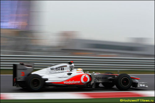 Дженсон Баттон на трассе Гран При Кореи