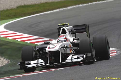 Sauber. Камуи Кобаяши