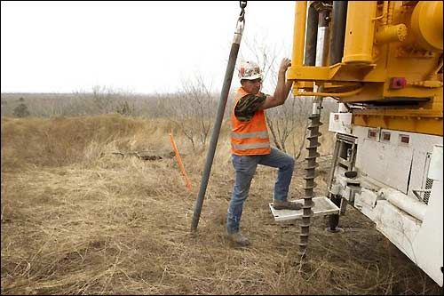 На стройплощадке в Техасе начались работы, фото Austin Americn Statesman