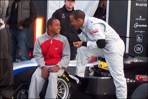 Николас и Льюис Хэмилтон