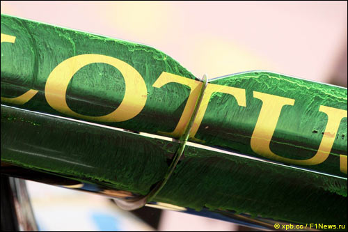 Аэродинамическая краска на заднем антикрыле