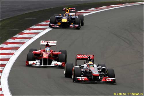 Тройка лидеров Гран При Германии