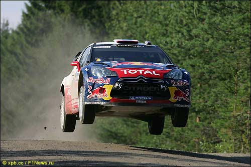 Себастьен Лёб на Rally Finland